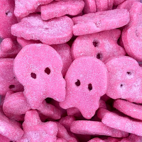 Bubs Sour Raspberry Skulls (Gelatin Free) (Gluten Free)